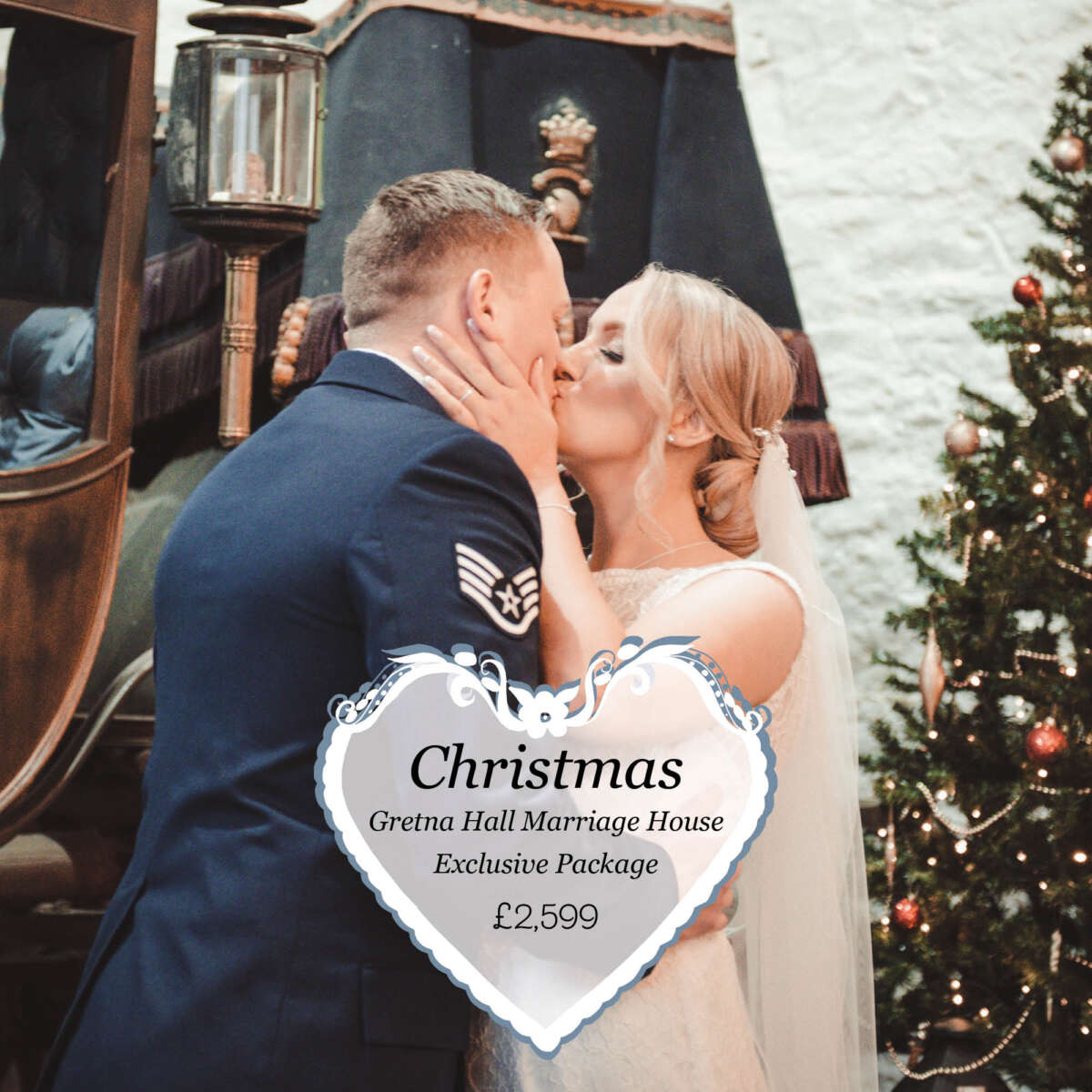 Christmas Wedding at Gretna Hall Hotel 2022 and 2023