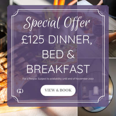 £125 Dinner Bed and Breakfast this Autumn