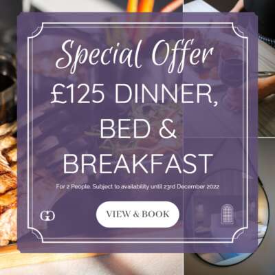 £125 Dinner Bed and Breakfast this Winter at Gretna Hall Hotel