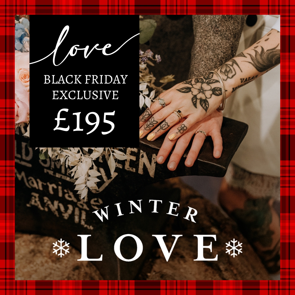 Black Friday Winter Handfasting Offer - Now £195