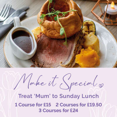 Mother's Day Sunday Lunch at Gretna Hall Hotel